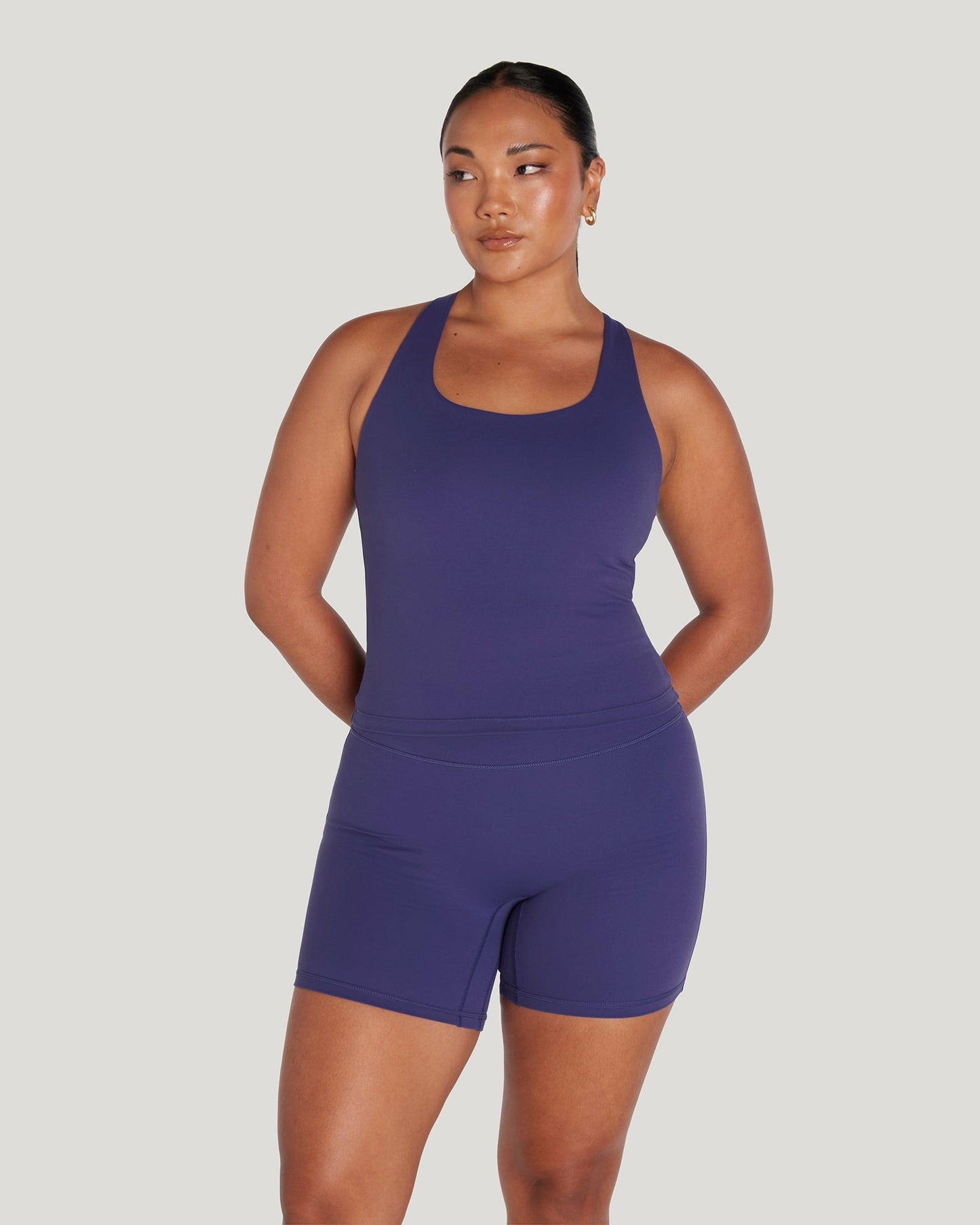 MOTION RACER BACK TOP - HAZE