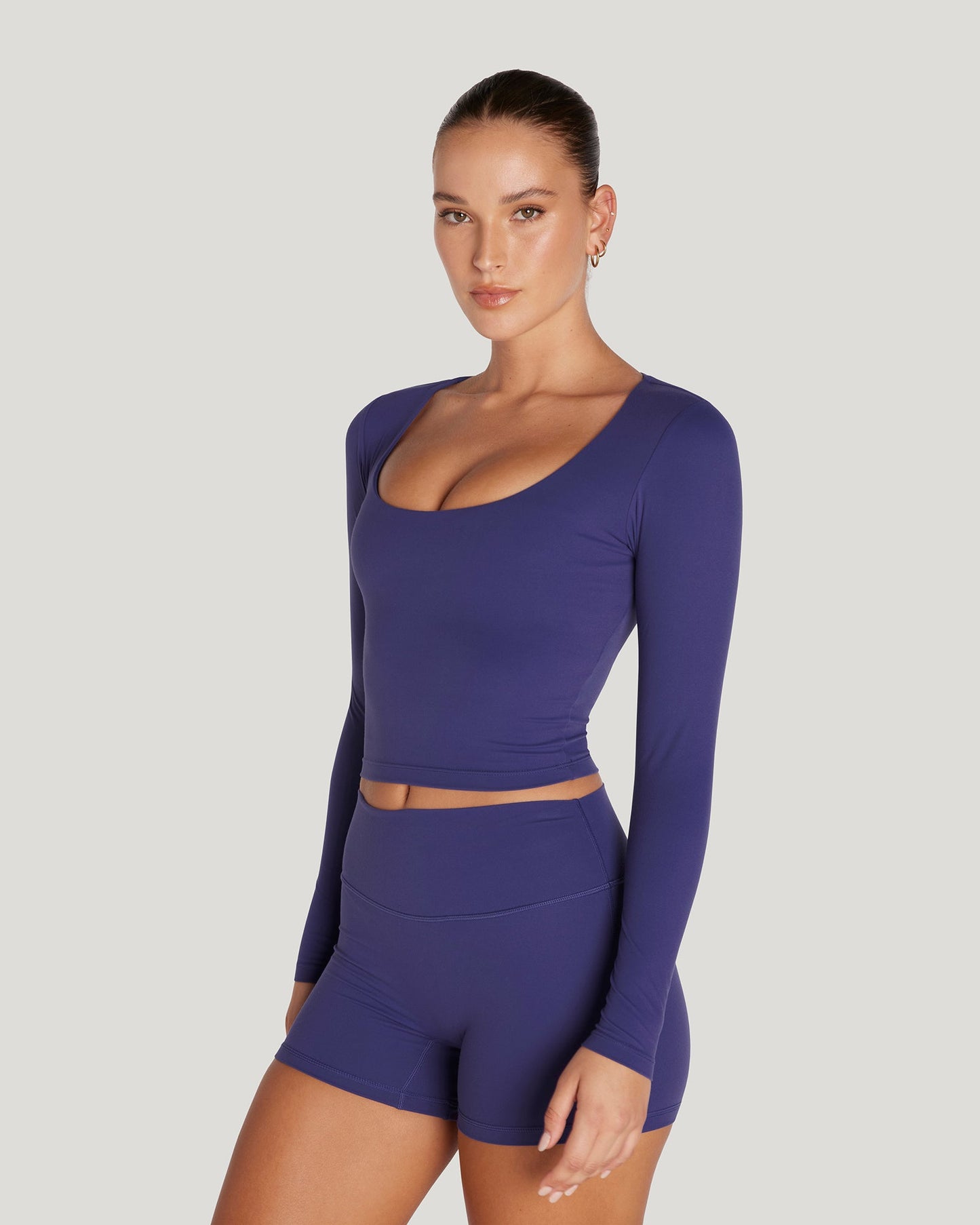 MOTION SCOOP LONG SLEEVE - HAZE