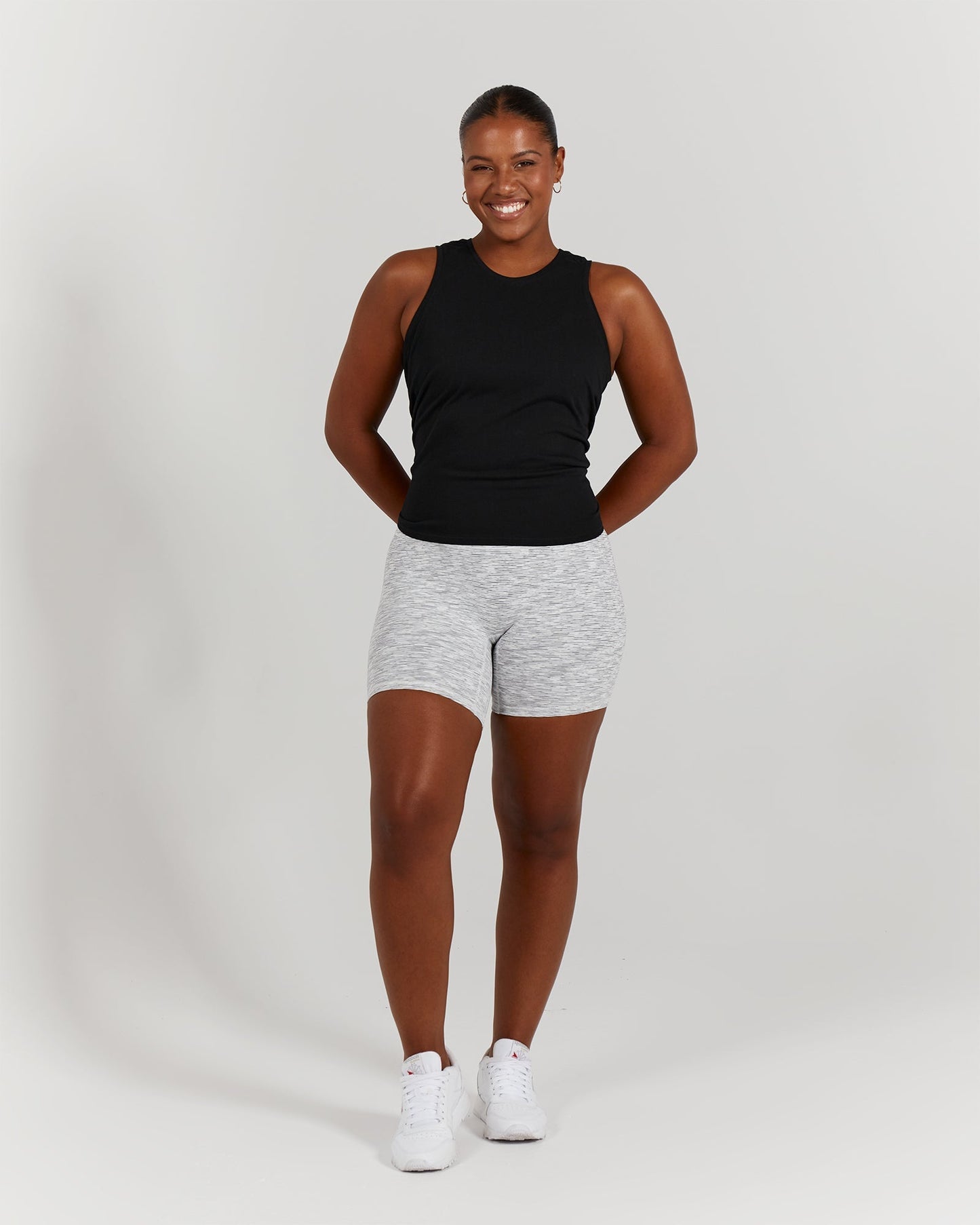 KITA TIE BACK TOP - BLACK